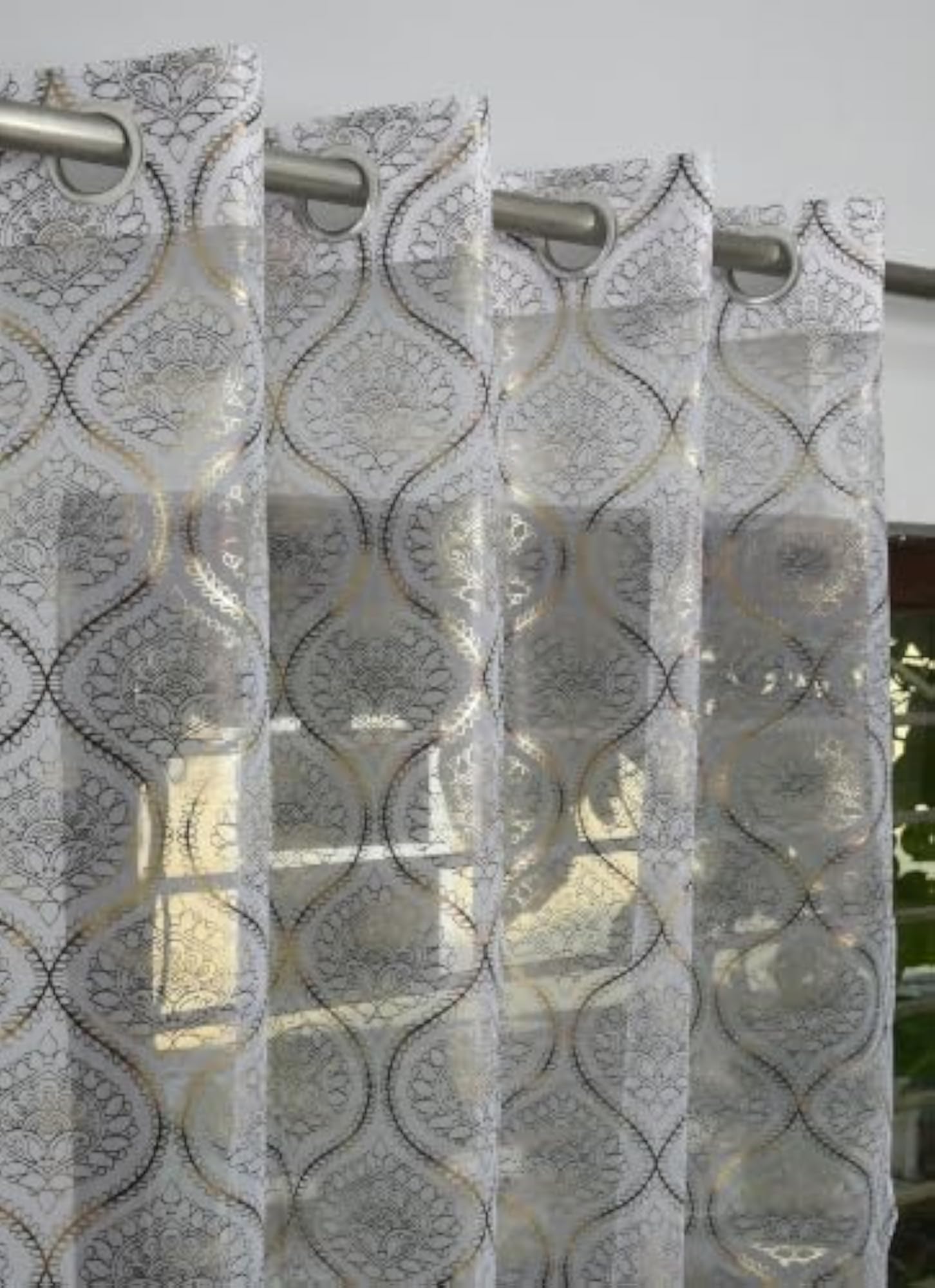 Premium Sheer Net Curtain for Door