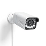 RLC-811A PoE IP Wired Security Camera 4K - 123° FoV, 5X Optical Zoom for Outdoor Usage, Color Night Vision, Human/Vehicle/Pet Smart Detection, 2 Way Talk, Up to 512GB microSD Card