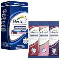 Electrolit Electrolytes Powder Packets, Variety 8 Pack, Powdered Hydration Packets for Dehydration & Rehydration, Post Workout Flavored Hydrating Drink Mix, Gluten Free Water Enhancer Sticks