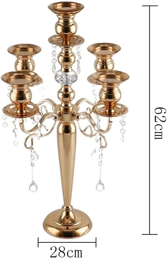 European-Style Vintage Wedding Candlestick Road Guide Hotel Decoration Iron Art Candlelight Dinner Candle Table