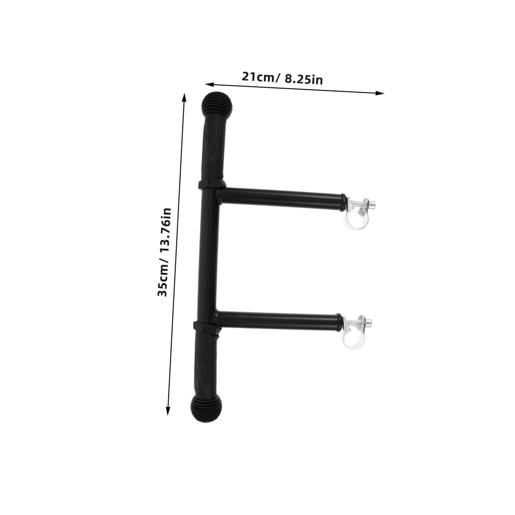 Extensor Negro Cochecito Ajustable Manillar de Desmontable