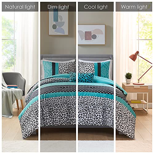image for Mi Zone Comforter Set Fun Bedroom Décor - Modern All Season Polka Dot