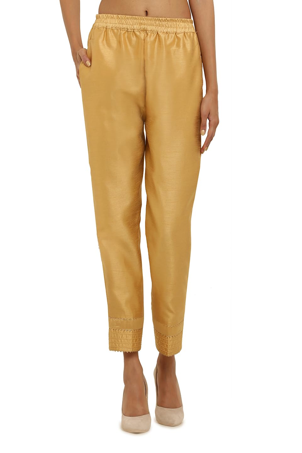 floreos Silk Pant for Women Gota Dori Work-picture-25