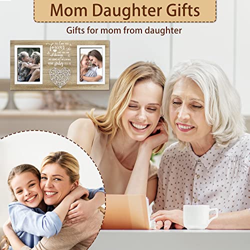 Cocomong Mom Gifts, Gifts For Mom From Daughter, Son, Mom Picture Frame, Mom Gifts From Daughters For Christmas, Mother's Day, Birthday Gifts For New Mom, Mother In Law - Holds 2 4X6 Inches Photos #TOP3