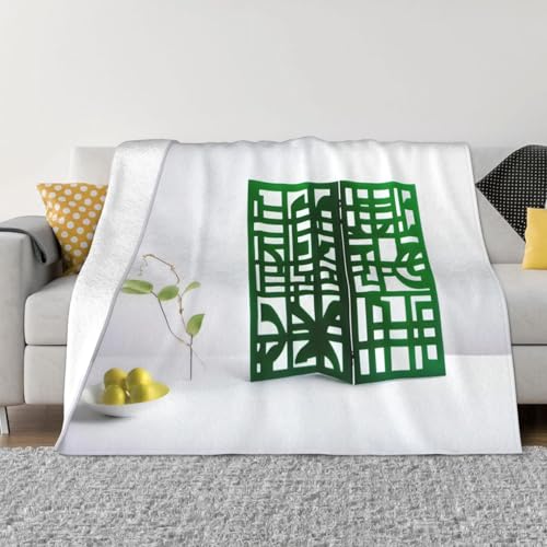 POEZJZW Jade Screen - Manta de franela con patrón de frutas de 40 x 30 pulgadas, manta de cama súper suave y cálida, ropa de cama de invierno, regalos para ella y él