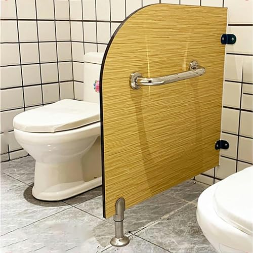 GFXYQPDNV Pantalla de orinal para niños, partición de privacidad para inodoro de jardín de infantes, pantalla divisora de madera, tablero impermeable para orinario (tamaño: 60 x 80 cm)