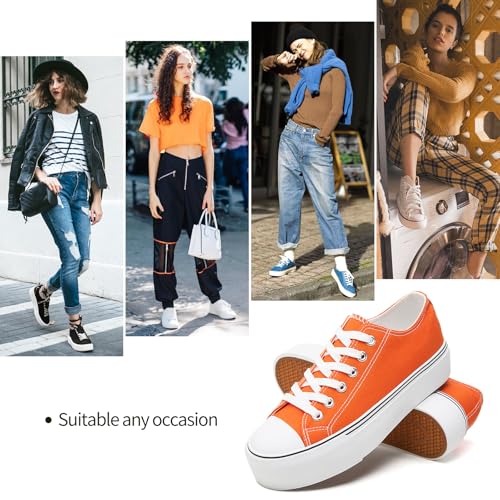 Image of hash bubbie Womens Platform Canvas Sneakers Tennis Shoes