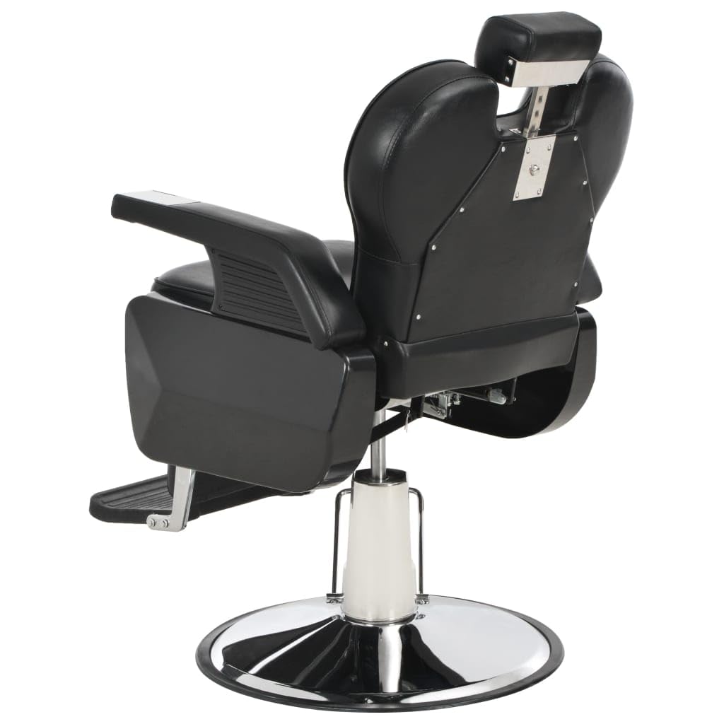 vidaXL Silla Peluquería Giratoria Cuero PE Sillón Barbería Cortar Pelo Barba