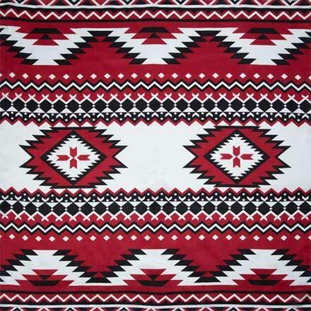 Wyoming Traders Mens Southwest Red/Black Wild Rag Red/Black2
