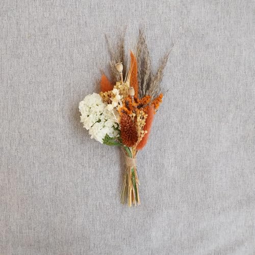 Bouquet mini de flores secas estilo boho natural miniatura 1