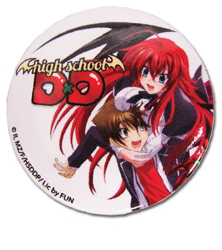 Great Eastern Entertainment High School DxD Issei & Rias Button, 1.25"