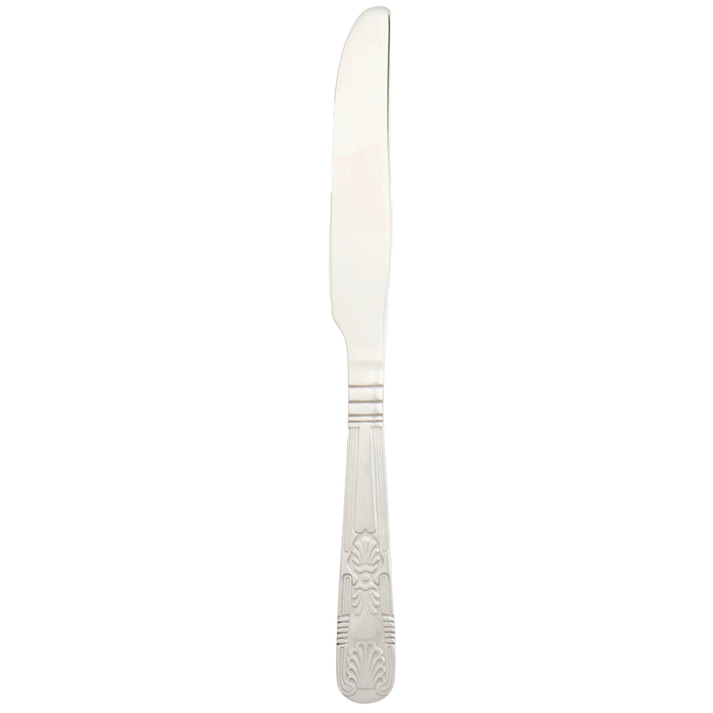 Russell Hobbs Verona Cutlery Set – 24 Piece 18/10 Stainless Steel, Table Utensils for 6 Place Settings, Dishwasher Safe, Forks/Knives/Spoons/Teaspoons Included in Set, 50 Year Guarantee