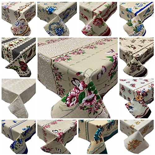 Kit 4 Toalhas de Mesa 4 lugares Quadrada 1,45M x 1,45M Tecido Linhão Grosso Sortidas