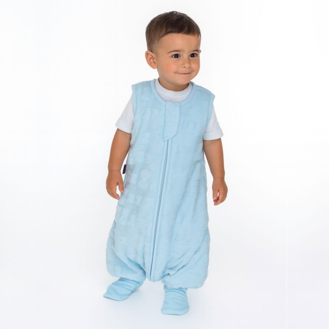 BabyBliss BlissJump Sacco Nanna con Gambe 2.5 TOG – Cotone Biologico – Da 6 Mesi a 5 Anni