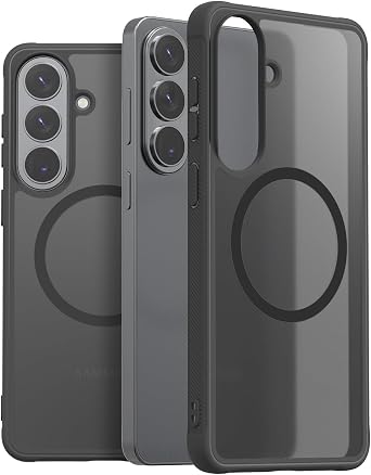 araree Duple M Armor for Samsung Galaxy S26, MagSafe Compatible Case, Qi2 Ready, Shockproof Slim Protective Cover, Military Grade Drop Tested, Anti-Slip Grip PC TPU Case Black, Galaxy S26 Ultra
