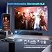 Imagen de proyector 4K compatible con Nativ 1080P 19000L WiFi 6 Bluetooth 5