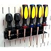 Wall Control Gereedschapsbord met sleuf, werkstation accessoireset Pegboard en sleufwerkbord - blauw