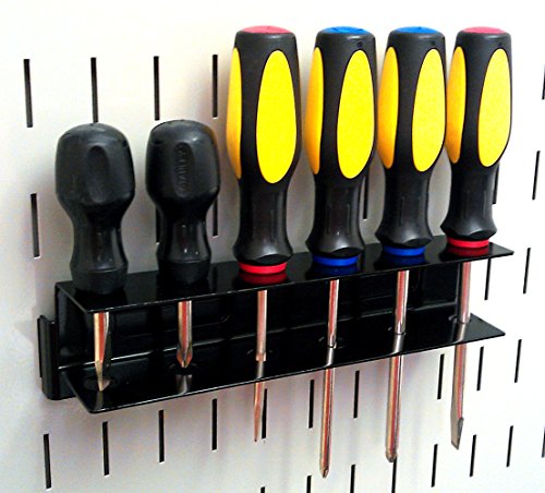 Wall Control KT-400-WRK B Slotted Tool Board Workstation Accessory Kit for Wall Control Pegboard Only, Black by Wall Control - Image 4