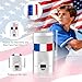 Go Ho Red White and Blue Eye Black,Eye Black Stick for Baseball Softball Party Favors,Patriotic USA Flag Face Body Paint for Women Men Game Day,4th of July Accessories