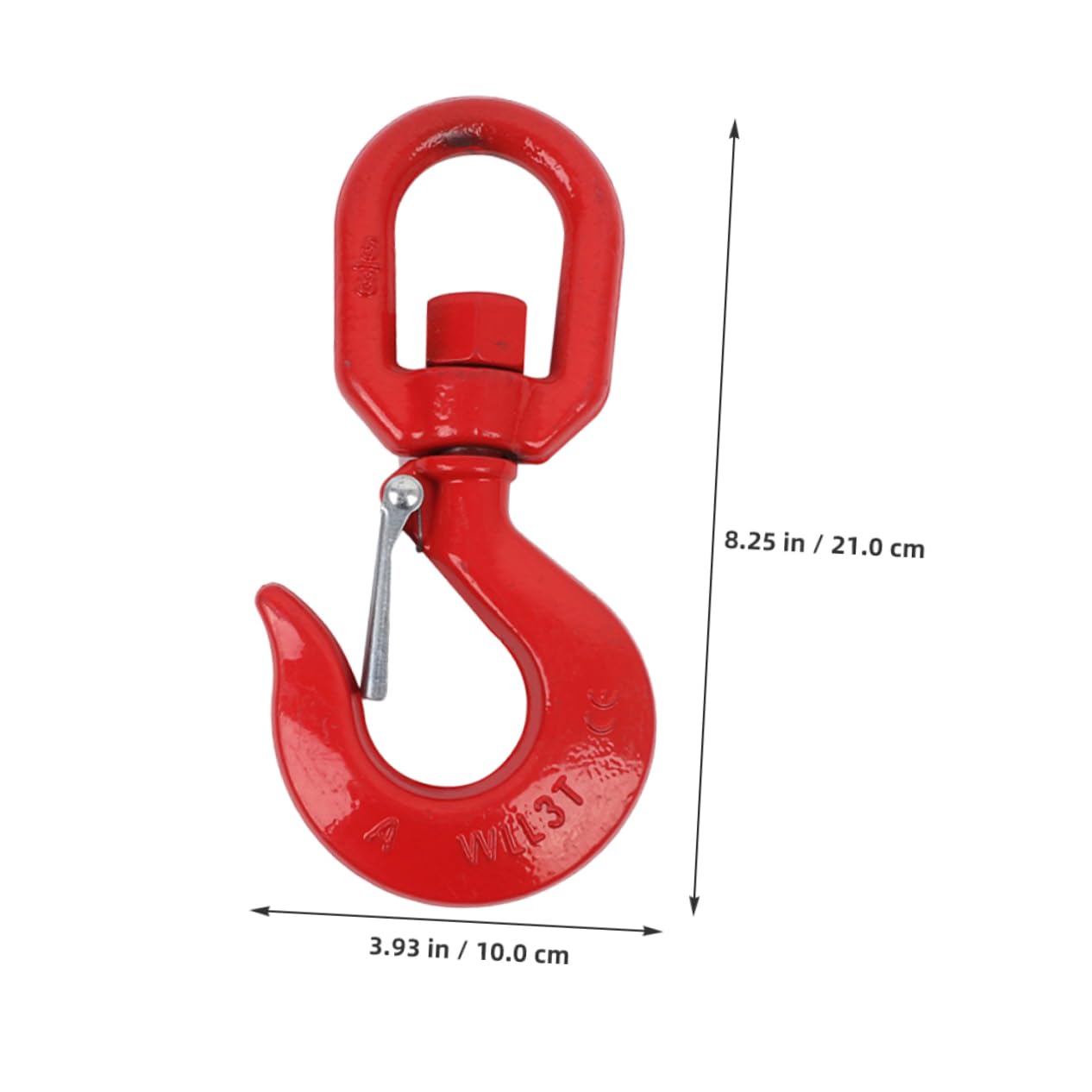 STOBAZA 3 Ton Universal Swivel Hook High Strength Steel Construction Swivel Snap Hook for Rigging
