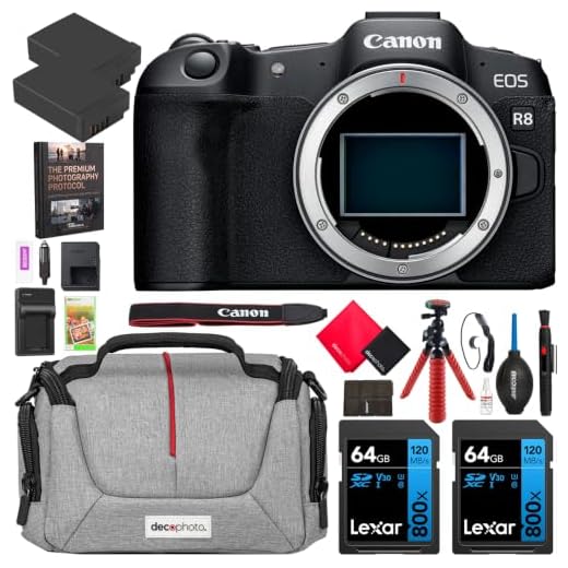 Canon EOS R8 Full Frame Camera Bundle