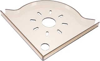 SUPVOX Estante De Almacenamiento Esquinero para Acuario Organizador para Acuario Soporte para Plantas Accesorios para Acuarios Pequeños Color Marrón Claro Abs
