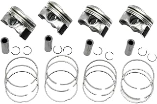 4pcs 83mm Engine Piston Ring Set +0.5 Compatible with Compatible Pass A3 2.0TSI/TFSI DOHC EA888 2.0T Car Parts