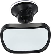 Baby Car Mirror Rear Facing with Suction Cup, Universal 360° Adjustable Baby Safety Car Rear View Back Seat Mirror