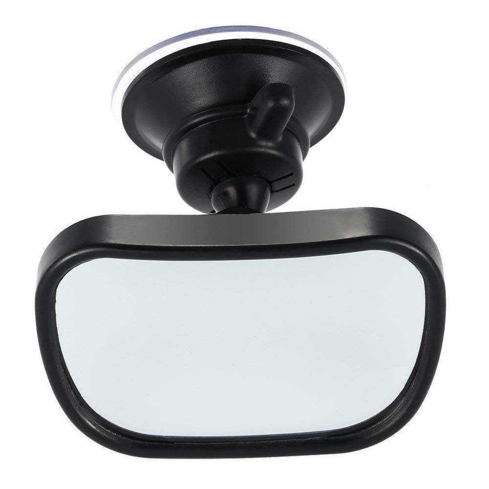 Gasea Baby Car Mirror Rear Facing with Suction Cup, Universal 360° Adjustable Baby Safety Car Rear View Back Seat Mirror