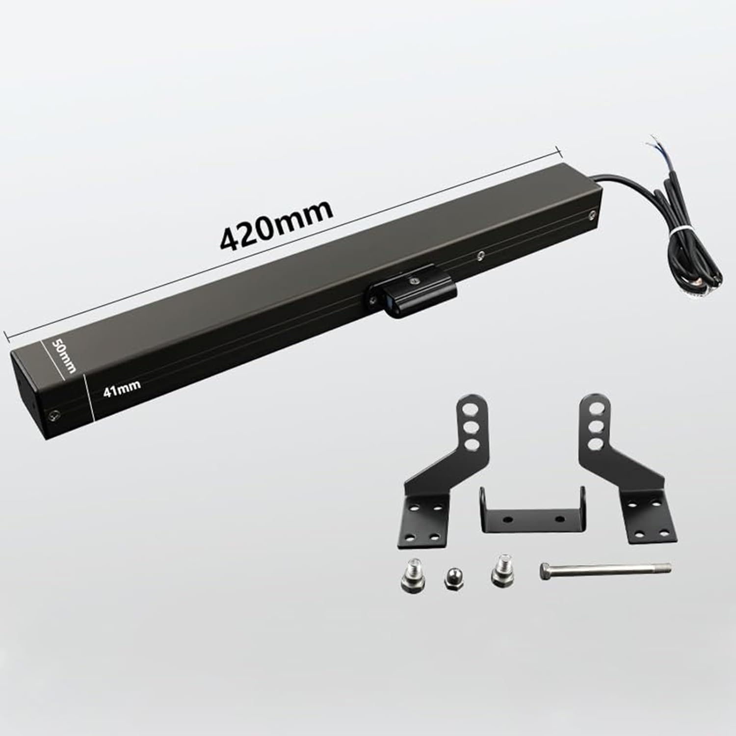 Electric Window Opener Actuator 24V, 300mm-1000mm Stroke, with Remote Control + Switch, Push and Pull Force: 600N, Anti-Theft, for Skylight Window Greenhouse/Roof Vent, 500mm