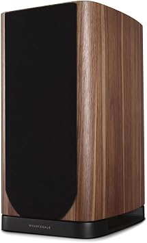 Wharfedale EVO 5.2 Standmount Speakers (Pair) – 6.5″ Kevlar Woofer, Soft Dome Midrange, AMT Tweeter, 3-Way Bass Reflex (Walnut)