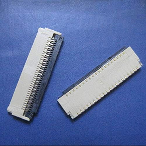 Davitu Electrical Equipments Supplies - FH35W-45S-0.3SHW Socket Connector For Tablet PC Screen 0.3 Spacing Double Rows 45-pin Rear Flip Cover Type - (Color: 100pcs a pack)