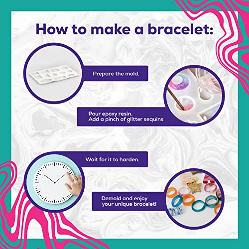 Roxy Epoxy Jewelry Making Kit For Beginners - Complete Set With Resin Cast, Dried Flowers And Tools - Arts And Crafts Supplies For Diy Earrings, Necklace And Keychains #TOP3