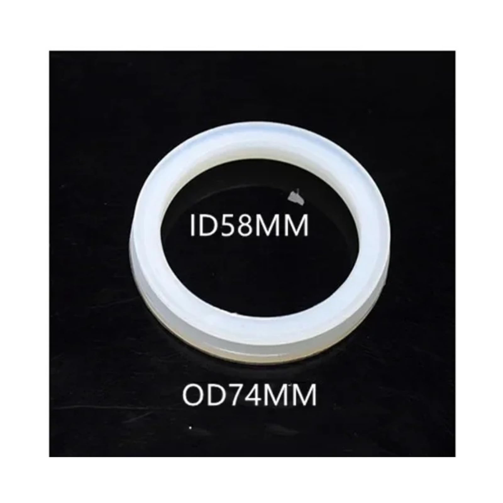 Anillo redondo de sellado de gel de sílice de silicona 20 piezas for calentador de agua solar, tubo de vacío, anillo de goma de silicona, junta de goma de sellado(Ivory)