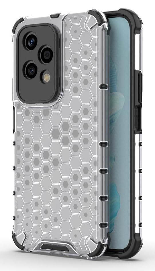 Image of Glasgow Back Case Cover Designed for [ Honor 200 Lite 5G ] (Stylish Look | Shock Proof) - Transparent
