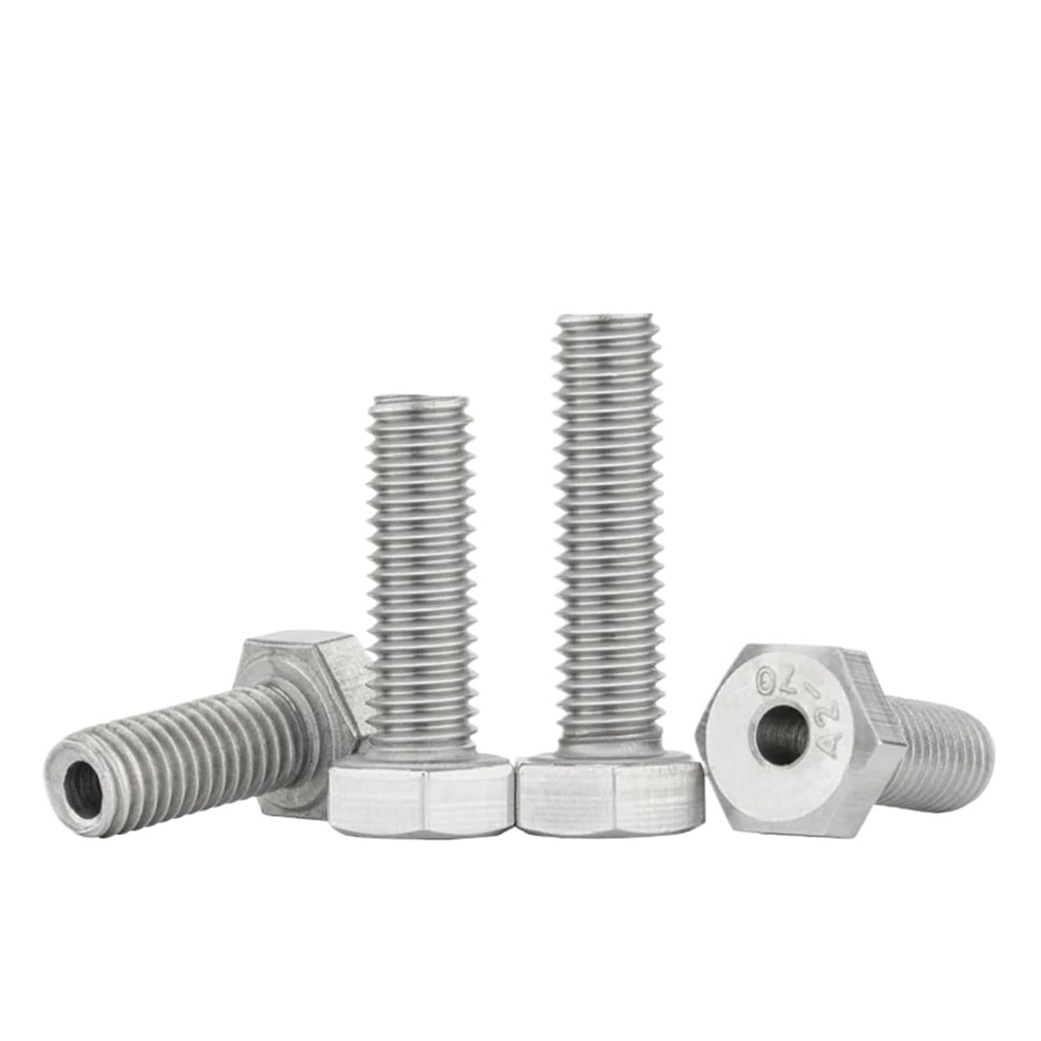304 Stainless Steel M4 M5 M6 M8 M10 M12 M14 M16 M20 Hex Head Hollowed Screw Bolt Machine Through Hole(M20x90 (1pc))