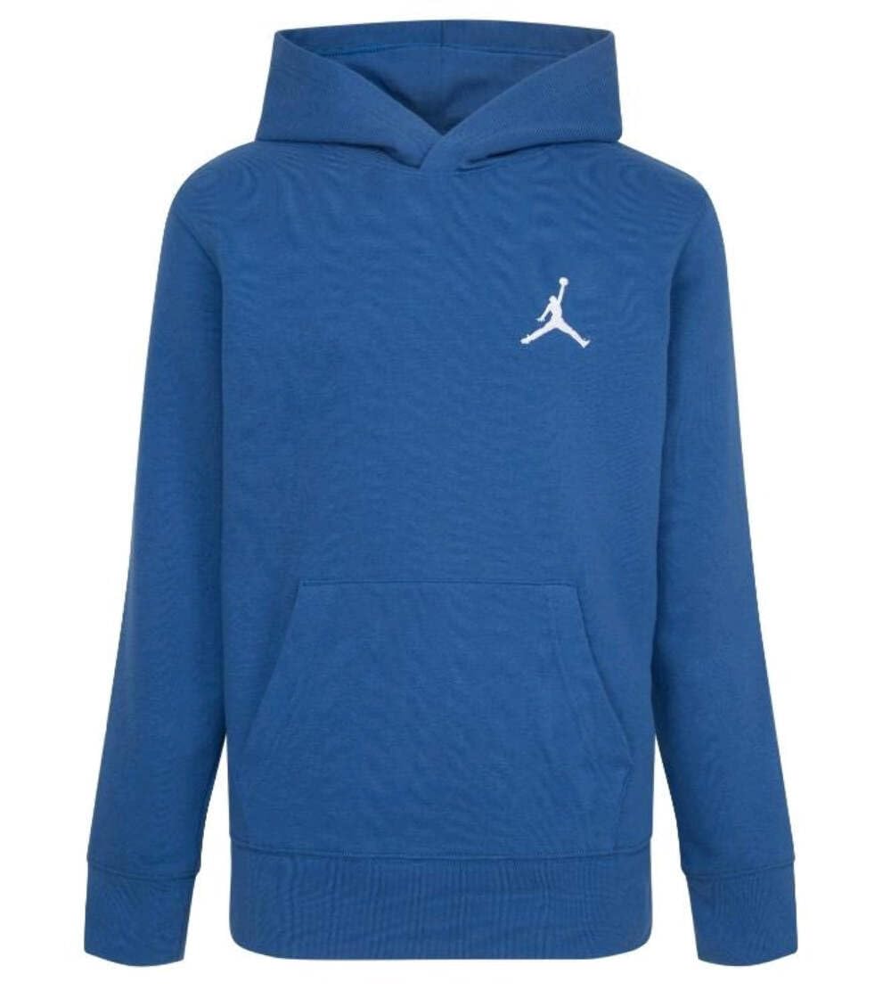 Jordan JDB MJ Essentials FT PO Hoodie Blu Industrial Blue 13-15A
