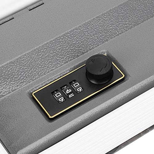 Security Diversion Real Book Safe, Secret Hidden Storage Safe Box Stash Security Box Diversion Book Safe with Key for Storing Money, Jewelry and Passport, 7.2x4.6x2.2inch