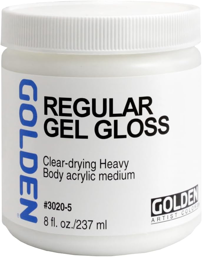 Pro-Art Mediums Golden Regular Gloss Gel Medium-8 oz