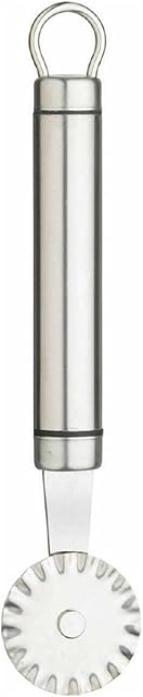 KitchenCraft Professional Pastry Cutter Wheel / Dough Slicer, Stainless Steel, 17 cm, Silver