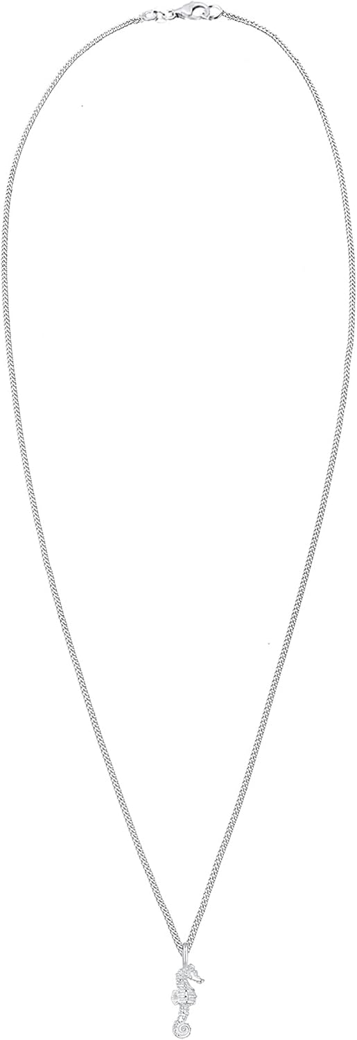 Collana Argento 925 Con Ciondolo Cavalluccio Marino - Elli Gioiello Donna, 45 Cm, Regalo Ideale