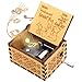 ukebobo Wooden Music Box - The Pooh Saying Music Box, Gift for Friend,Merry Christmas Music Box, New Year's Gifts, 1 Set