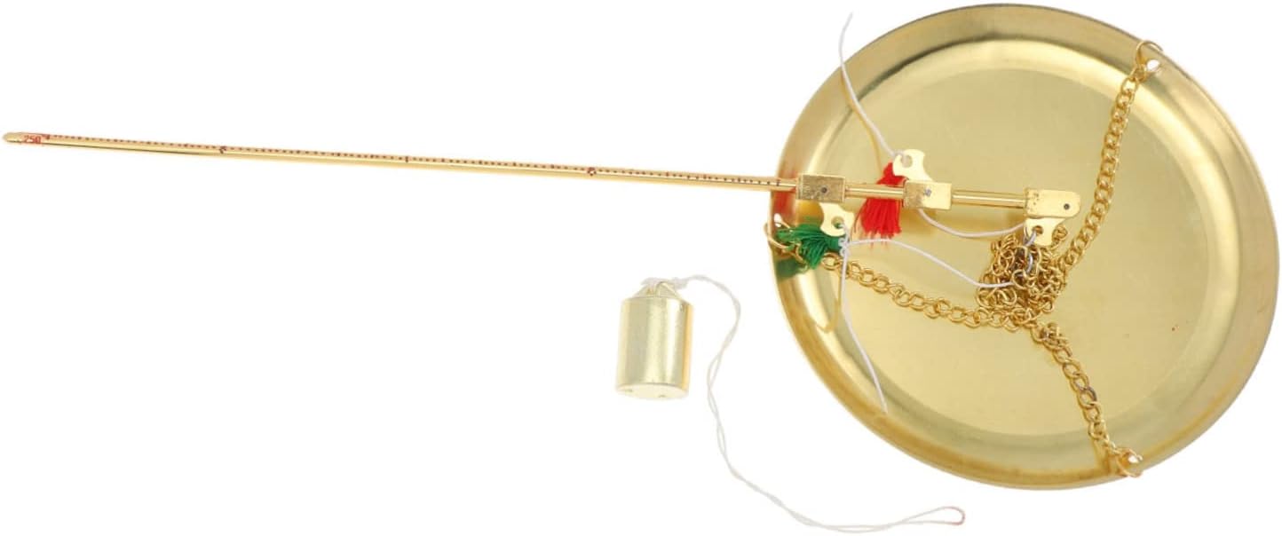 500g Small Copper Plate Gram Scale for Accurate Weighing Vintage Design Kitchen Tool for Herbs Food and Medicine for Home Use