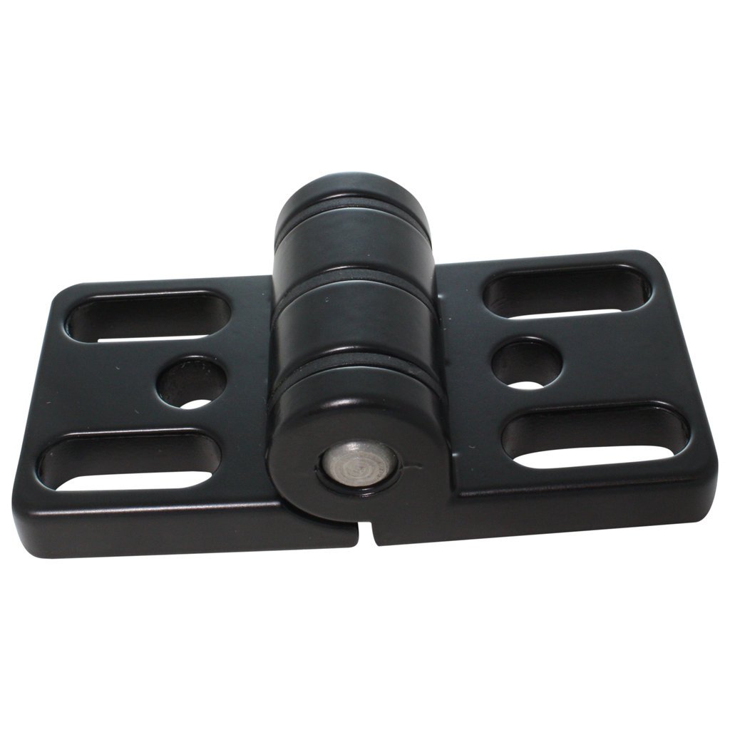 8 40 Zn Zinc Die-Cast Hinge 40 x 80 mm Type I with Long Holes Black, A-232, A-232