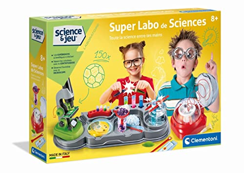 Clementoni Science & Jeu Super labo de sciences Microscope centrifugeuse et autres accessoires Dés - vue 2