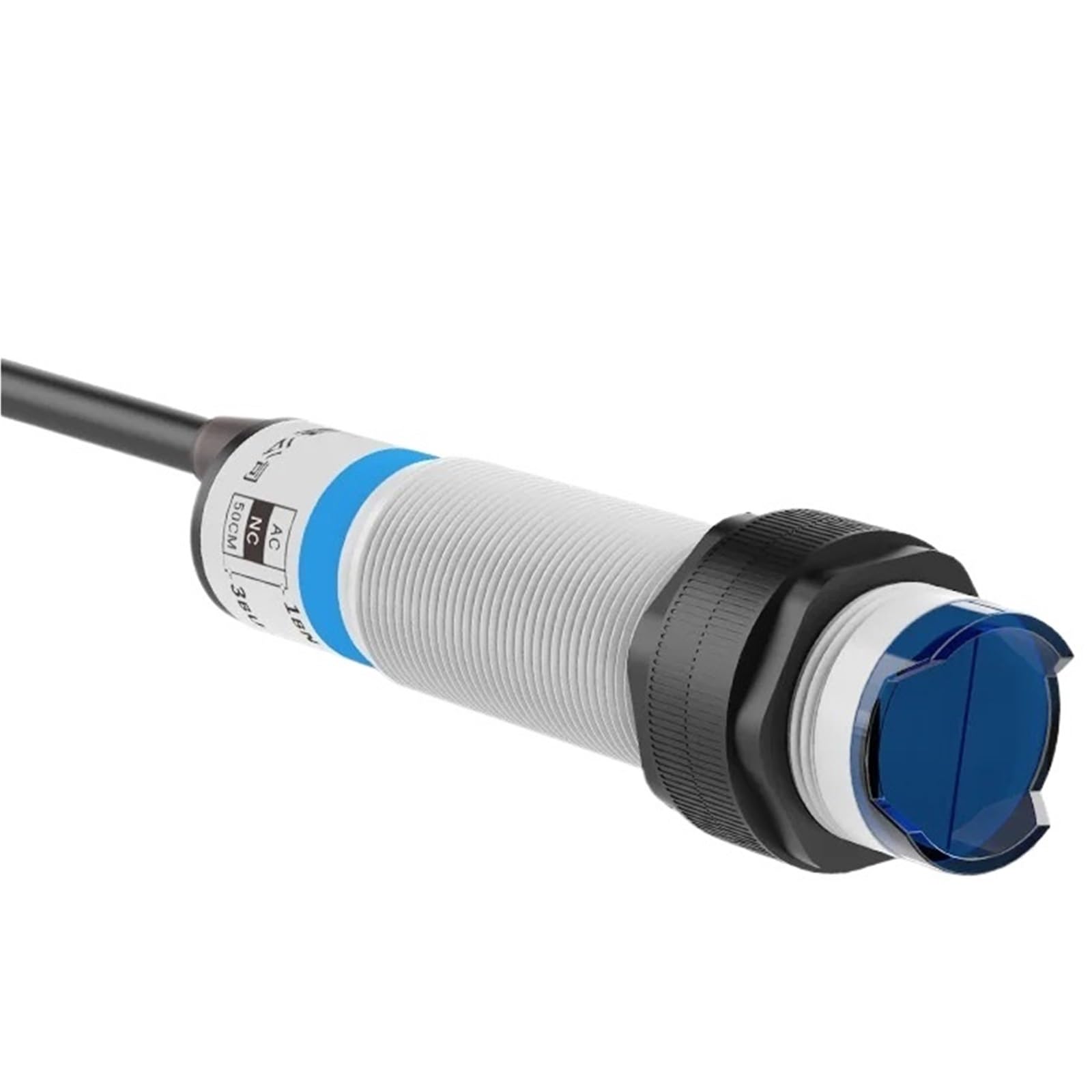 Sensor fotoeléctrico infrarrojo Distancia de detección de reflexión difusa 10-50cm Serie E3F 10-30VDC NPN PNP Fotointerruptor óptico