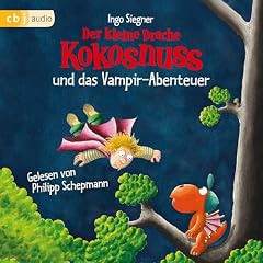 『Der kleine Drache Kokosnuss und das Vampir-Abenteuer』のカバーアート