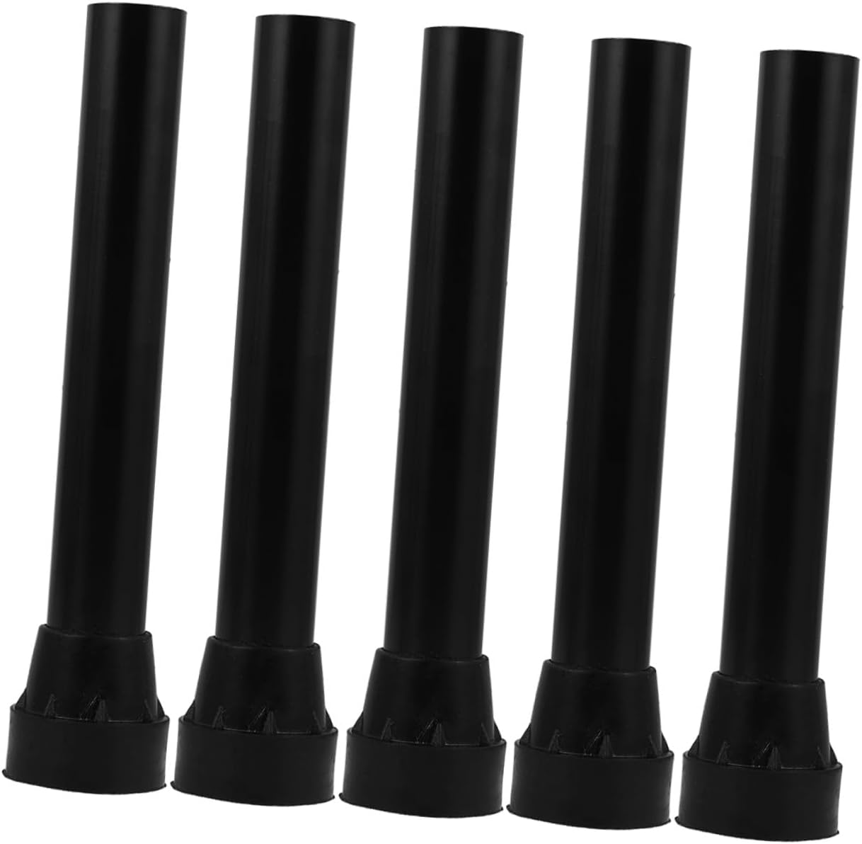 5pcs Stainless Steel Trampoline Legs with Non-Slip Rubber Pads Weather-Resistant Trampoline Parts Accessories Stable Shock-Absorbing Leg Covers for Outdoor Use