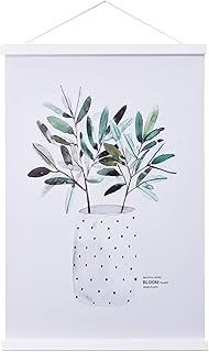 Ywlake Posterleiste Posterschiene Posterleisten, Magnet Magnetische Holz Poster Aufhänger Halter Rahmen Leisten Bild Bilder Bilderrahmen Bilderleiste 25x50 (25cm, Weiß)