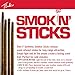 TINK'S Moose Cow Estrous Urine Smokin' Stick 6 Pack Lure/Attractant - Synthetic Smoke Sticks for Moose Hunting